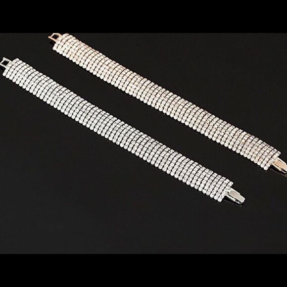 🌹 New sparkling ✨ gorgeous crystal & gold bracelet  🌹 - Picture 4 of 7